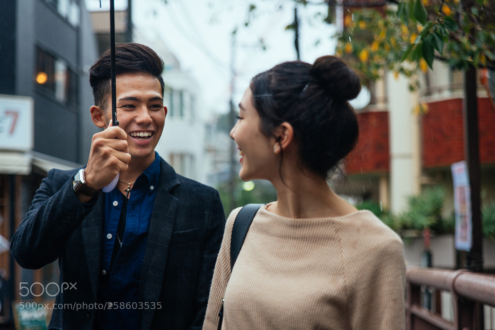 Nikon D610 sample photo. Happy japanese couple dating photography