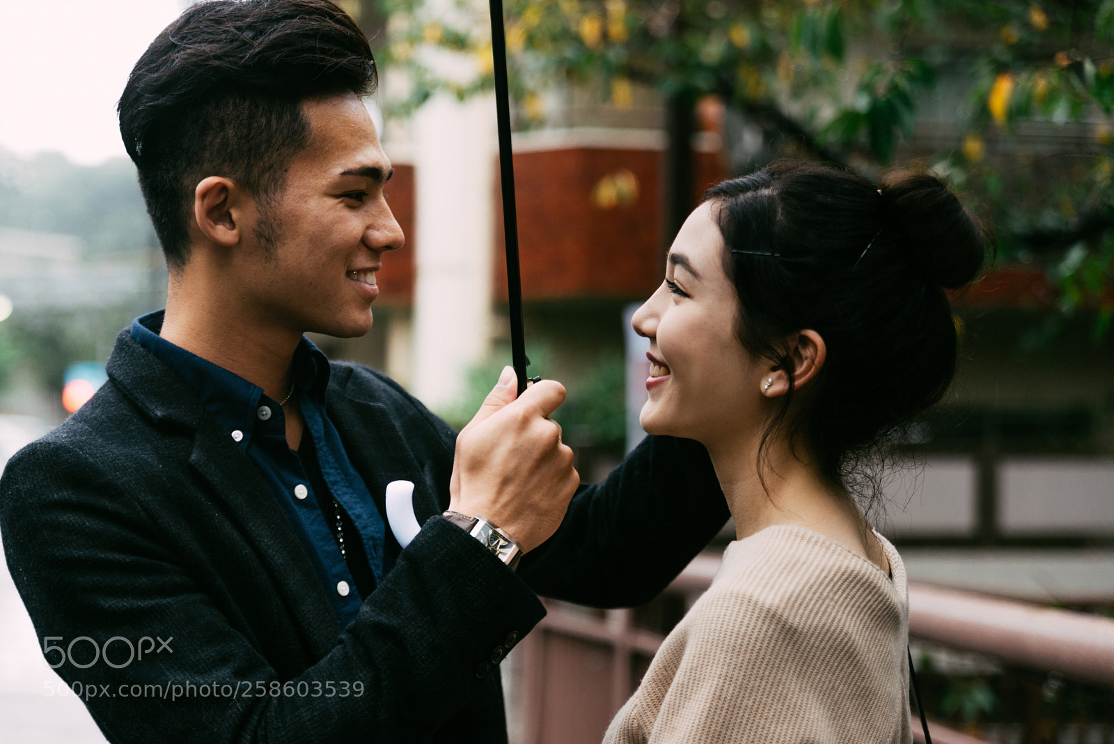 Nikon D610 sample photo. Happy japanese couple dating photography