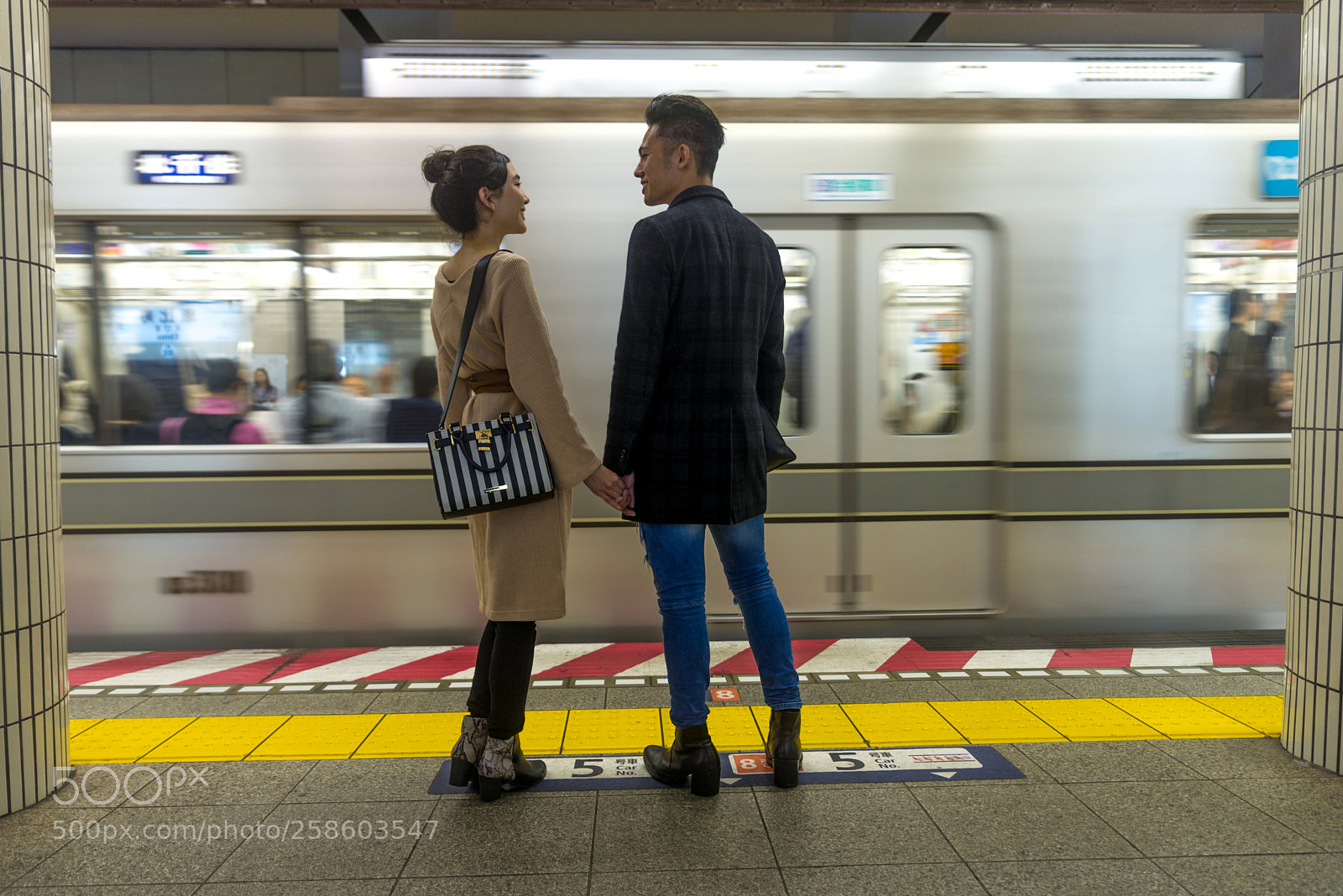 Nikon D610 sample photo. Happy japanese couple dating photography