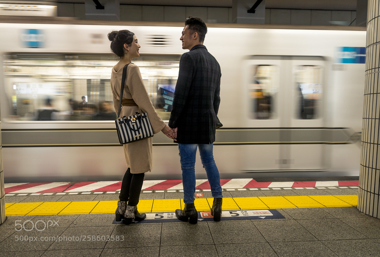 Nikon D610 sample photo. Happy japanese couple dating photography