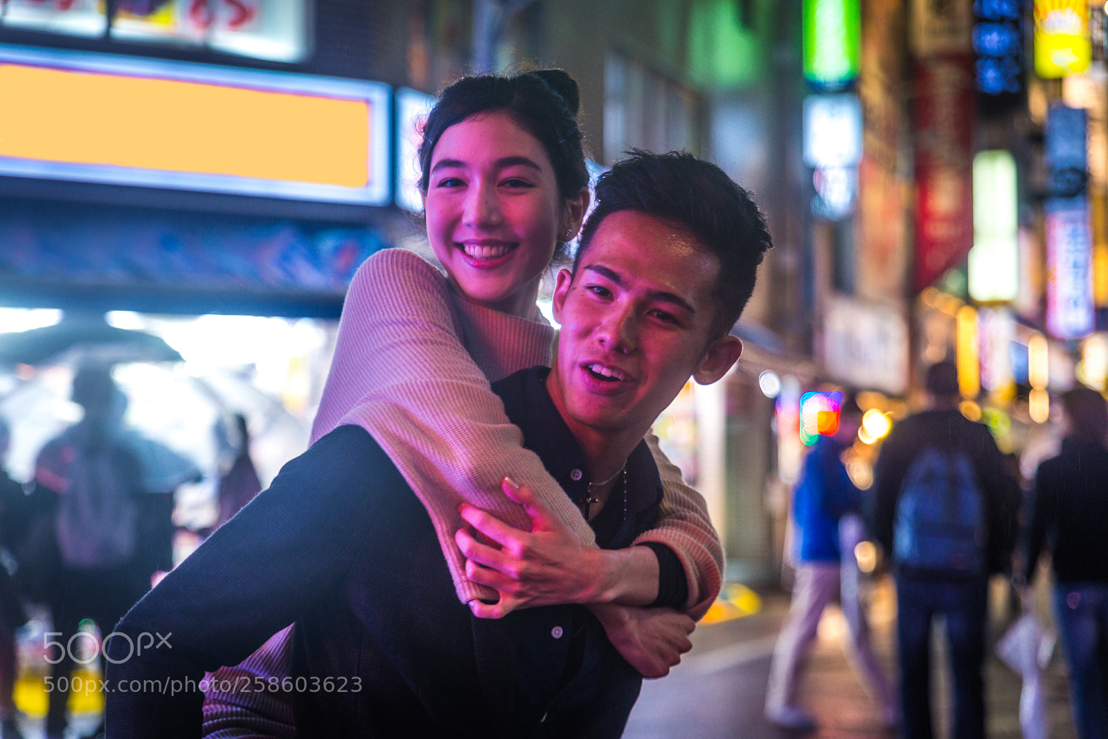 Nikon D610 sample photo. Happy japanese couple dating photography