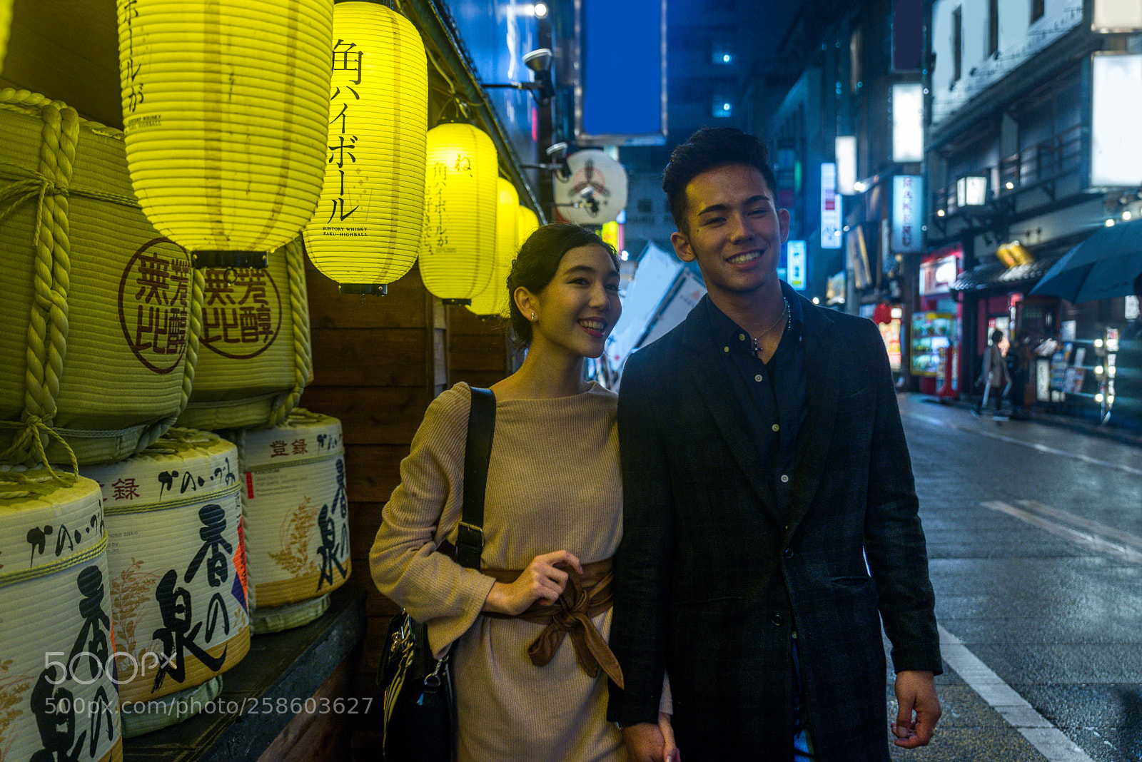 Nikon D610 sample photo. Happy japanese couple dating photography