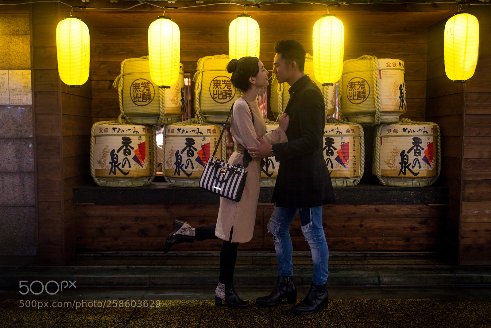 Nikon D610 sample photo. Happy japanese couple dating photography