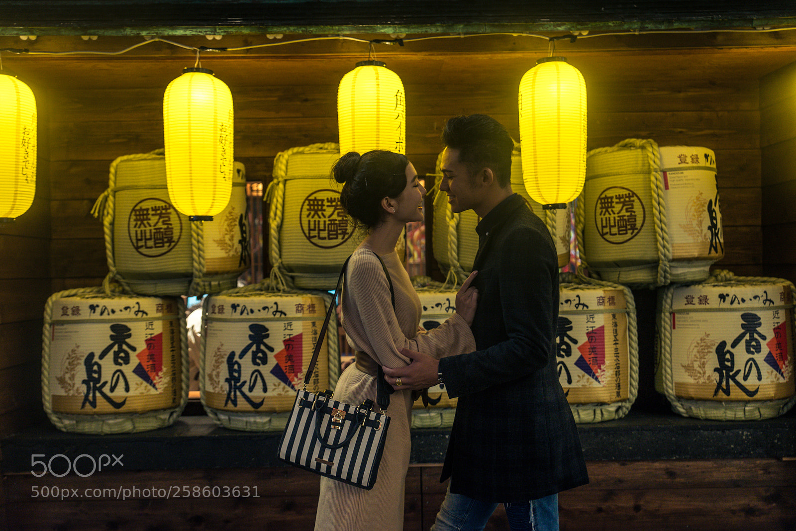 Nikon D610 sample photo. Happy japanese couple dating photography