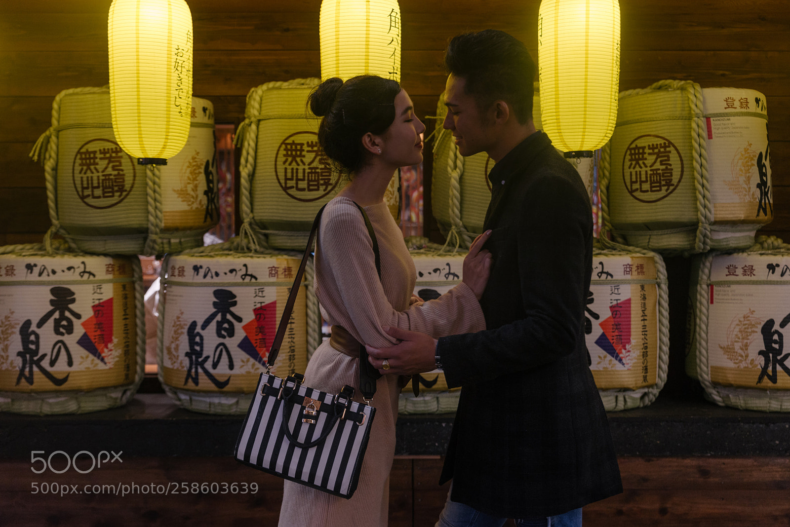 Nikon D610 sample photo. Happy japanese couple dating photography