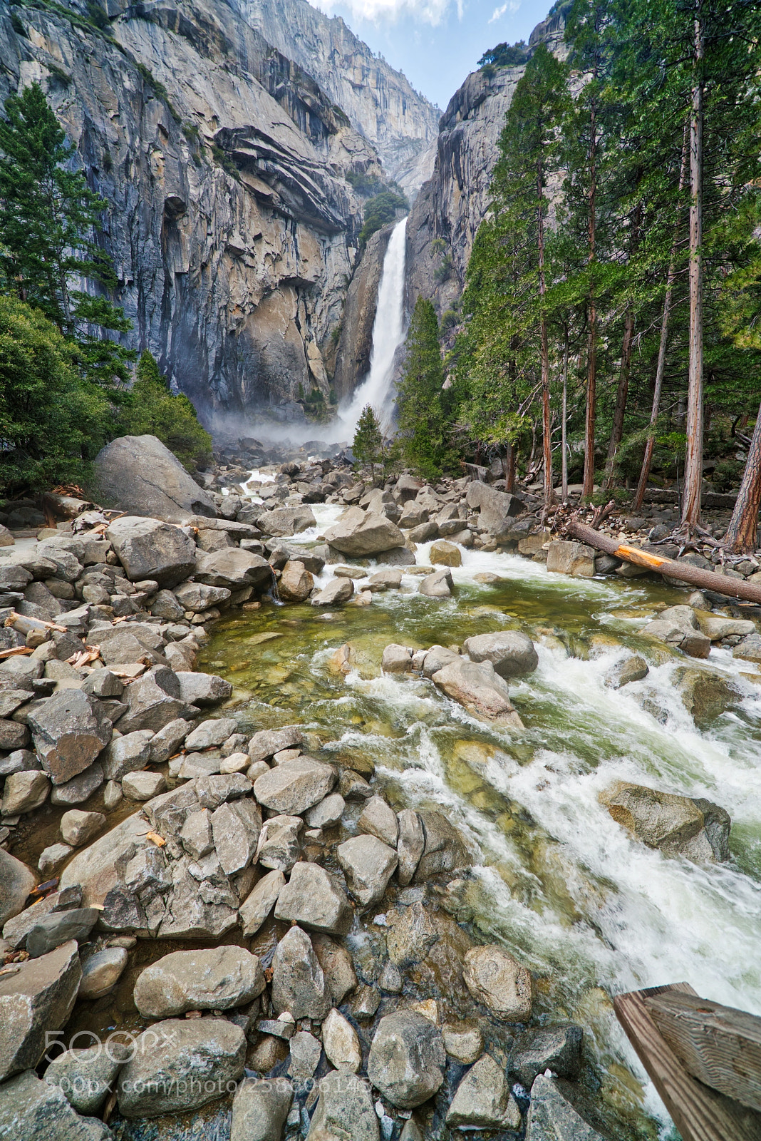 Sony a7R III sample photo. Yosemite lower falls photography