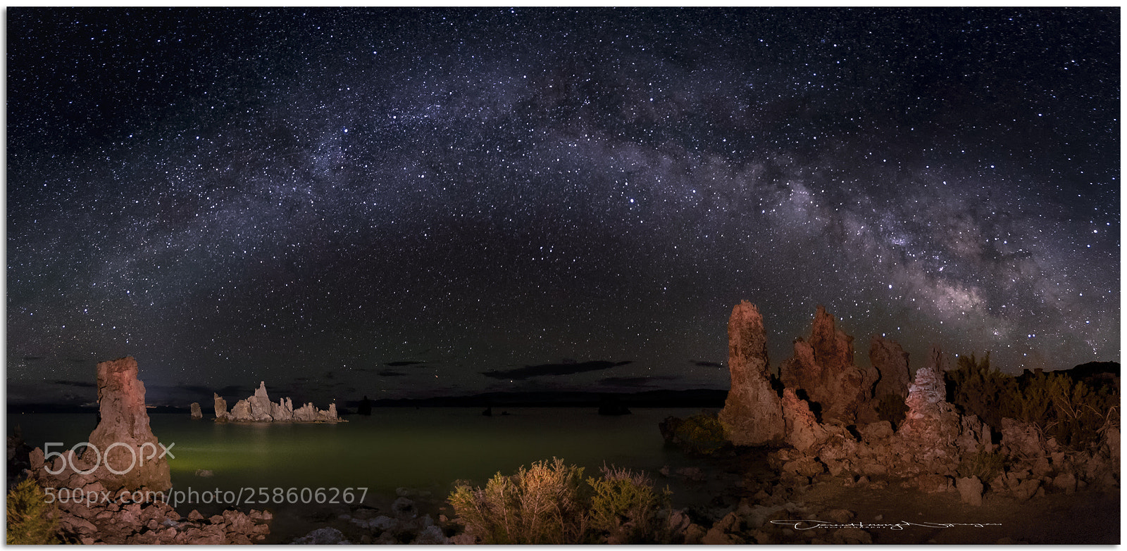 Nikon D4 sample photo. Milkyway @ mono  lake, ca photography