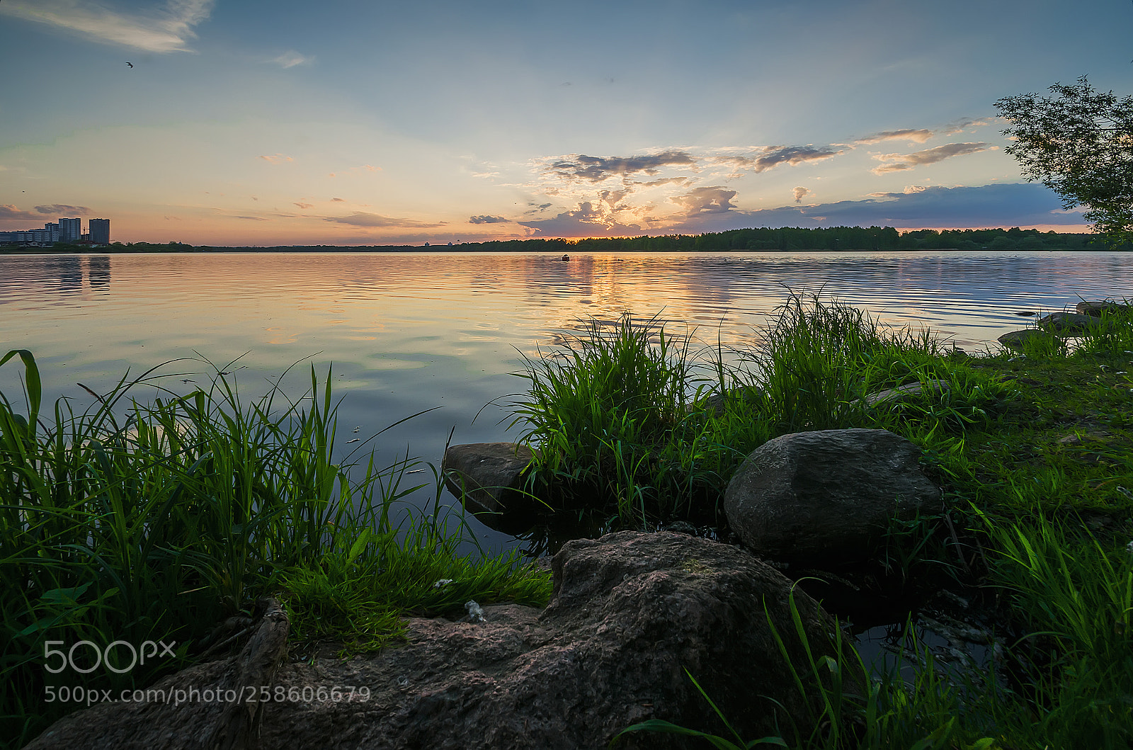 Nikon D5100 sample photo. Evening outside the city photography
