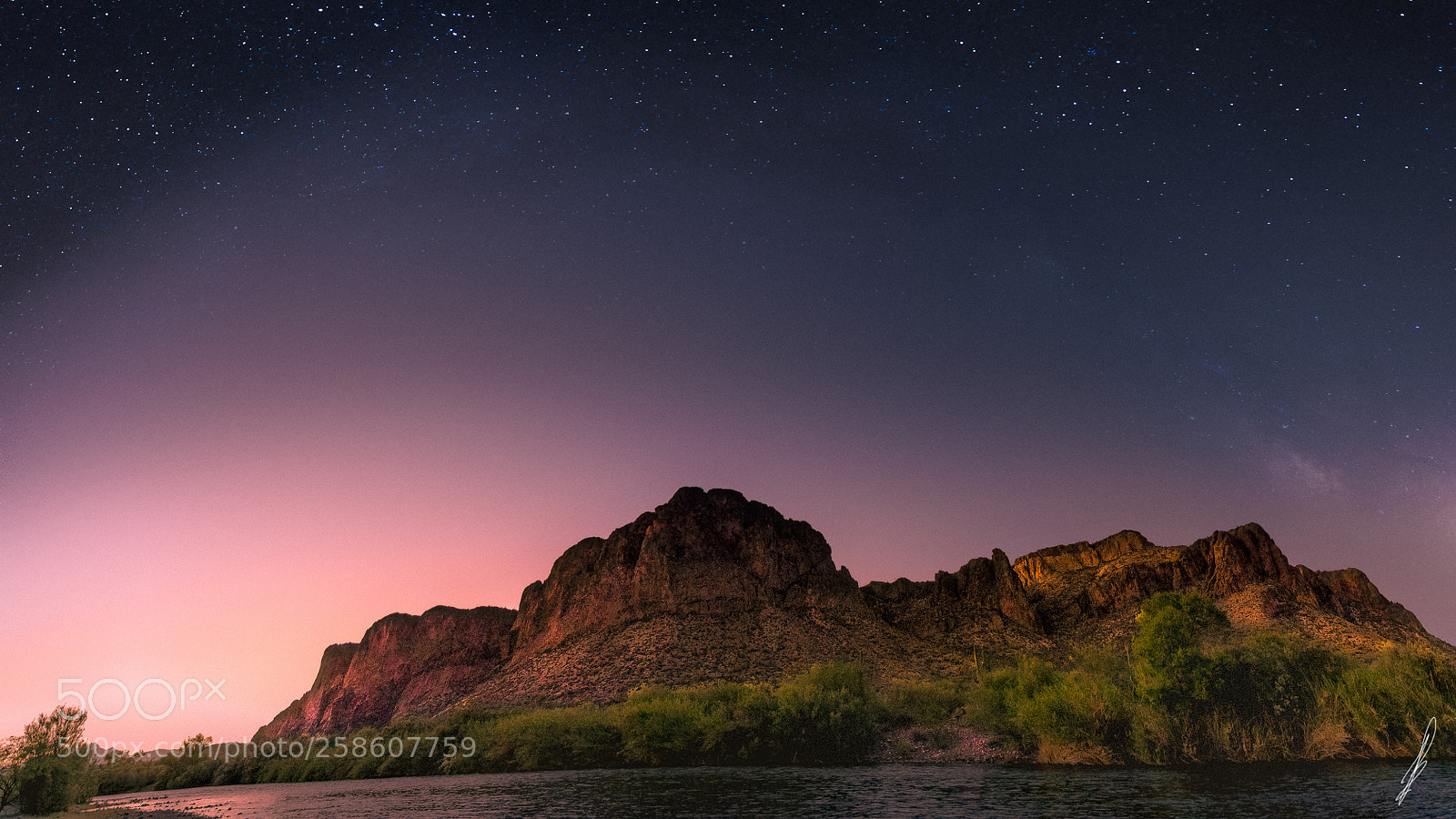 Canon EOS-1Ds Mark II sample photo. A river of stars photography