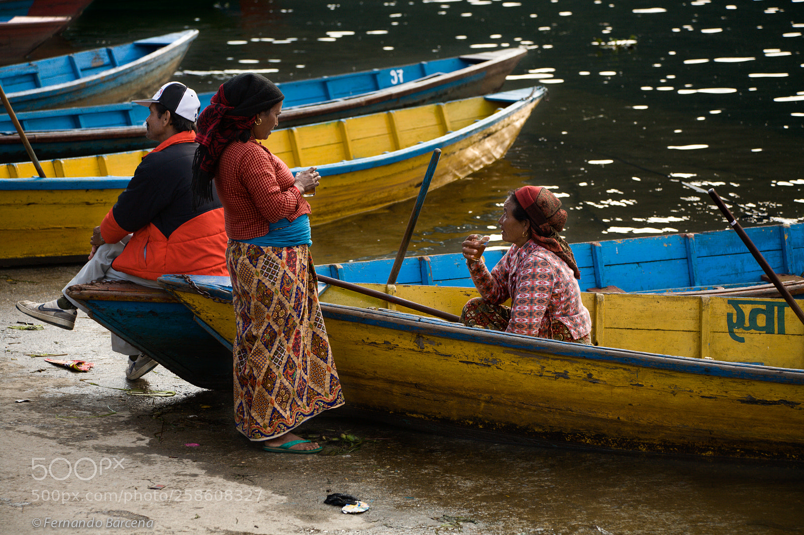 Canon EOS 5D sample photo. Waiting for customers. nepal photography