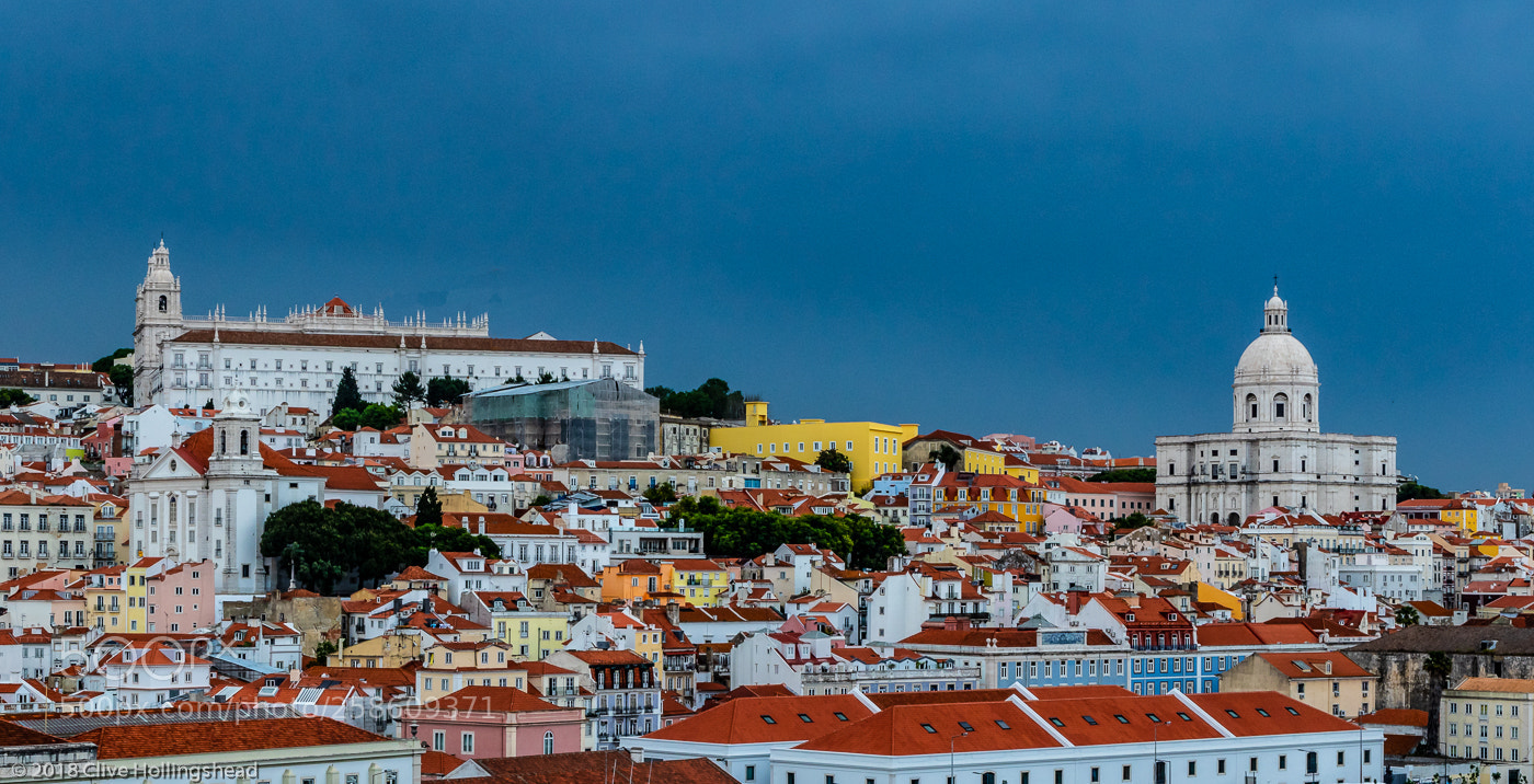 Canon EOS 7D Mark II sample photo. Lisbon skyline photography