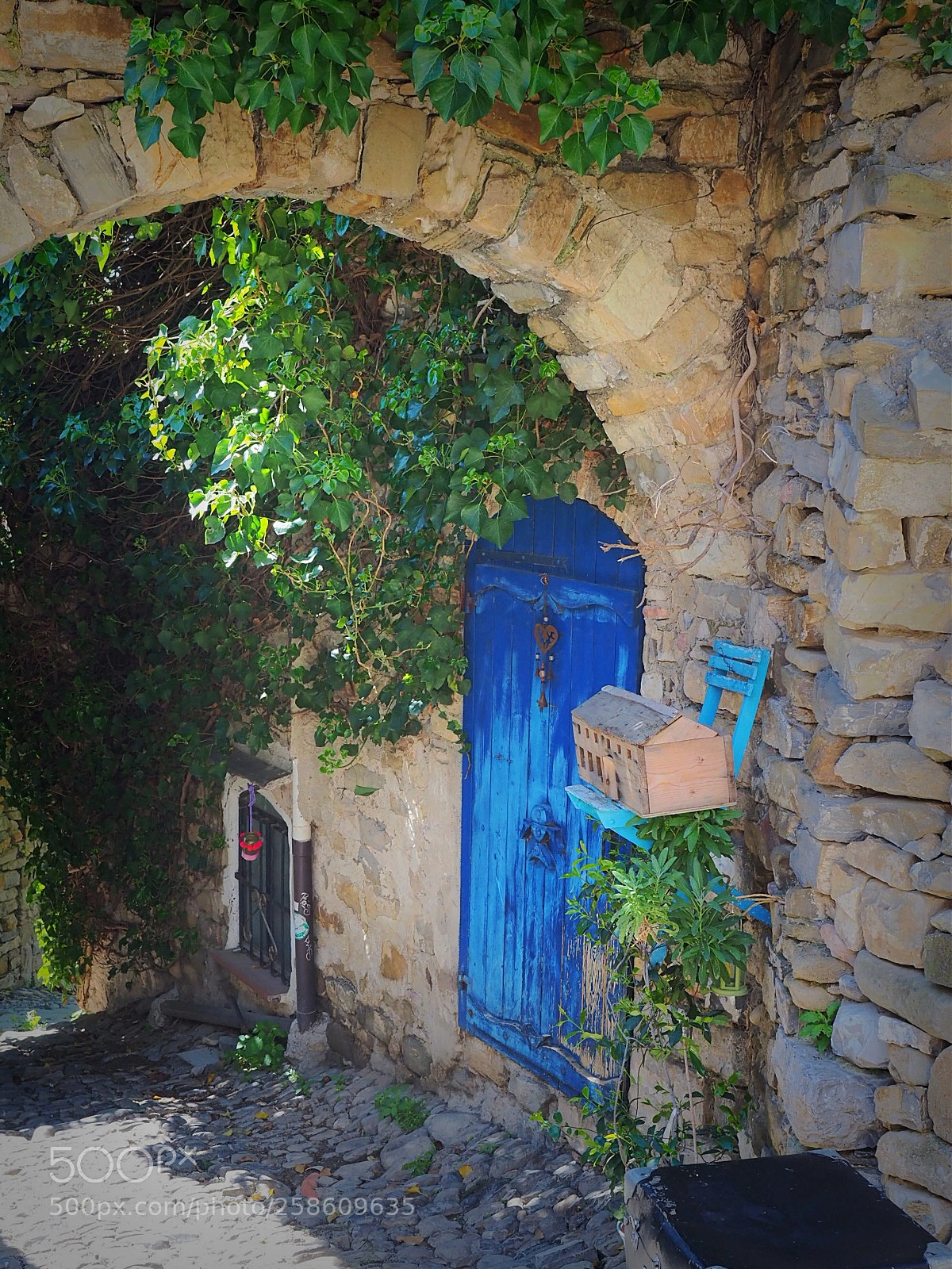 Olympus OM-D E-M1 Mark II sample photo. Blue door photography