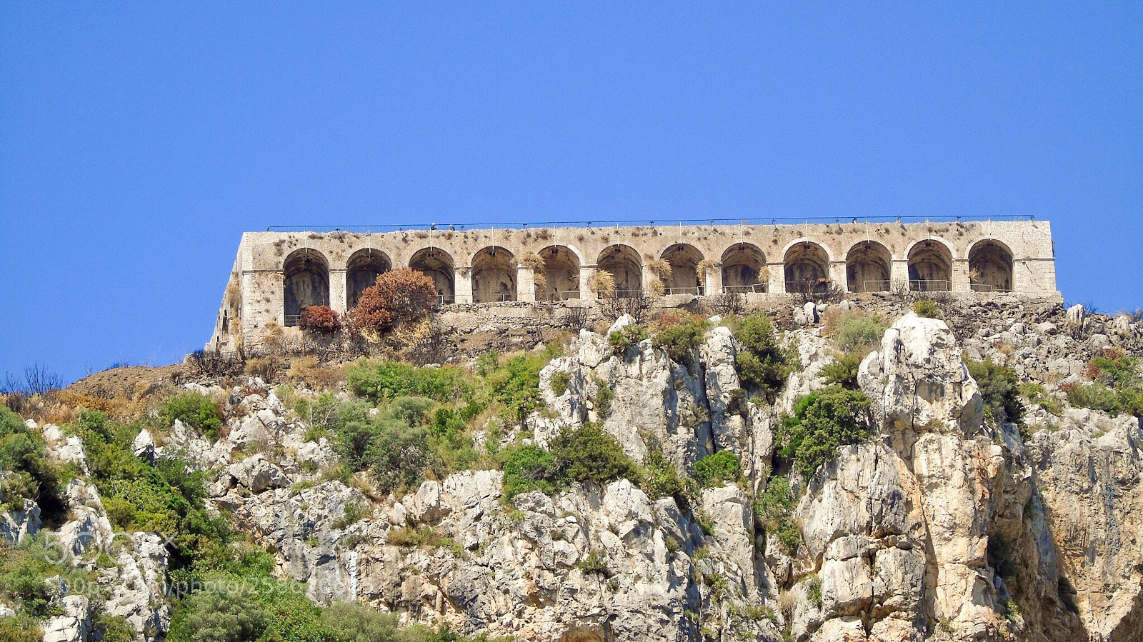 Sony Cyber-shot DSC-H400 sample photo. Built on a rock  photography