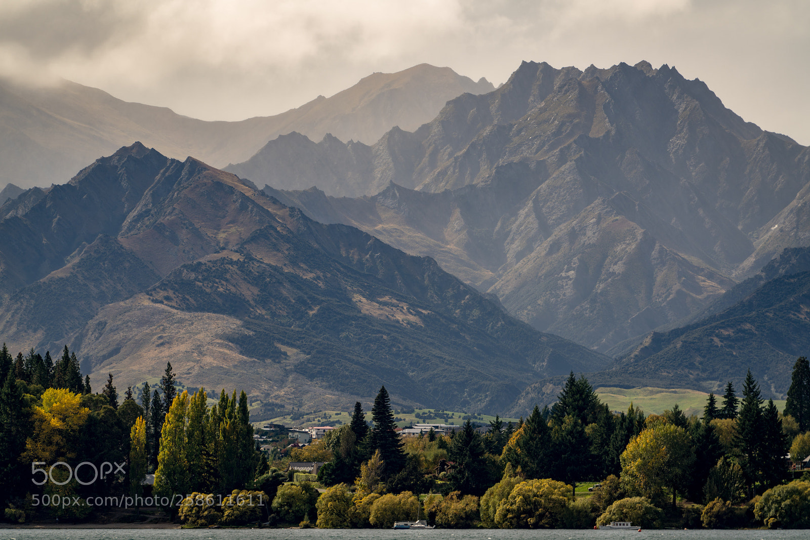 Sony a7R II sample photo. Mountain peaks by lake photography