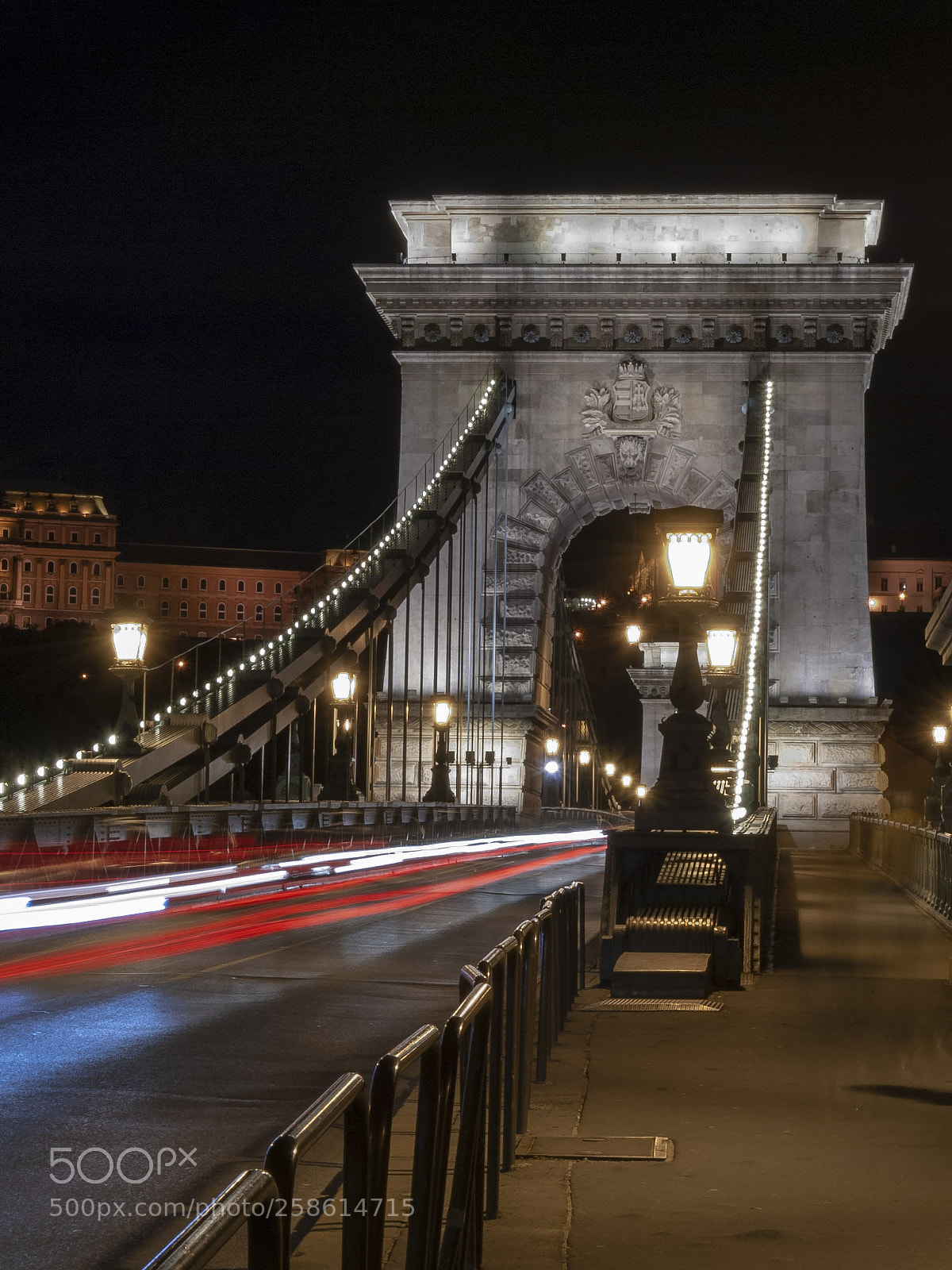Nikon D80 sample photo. Chain bridge - long photography