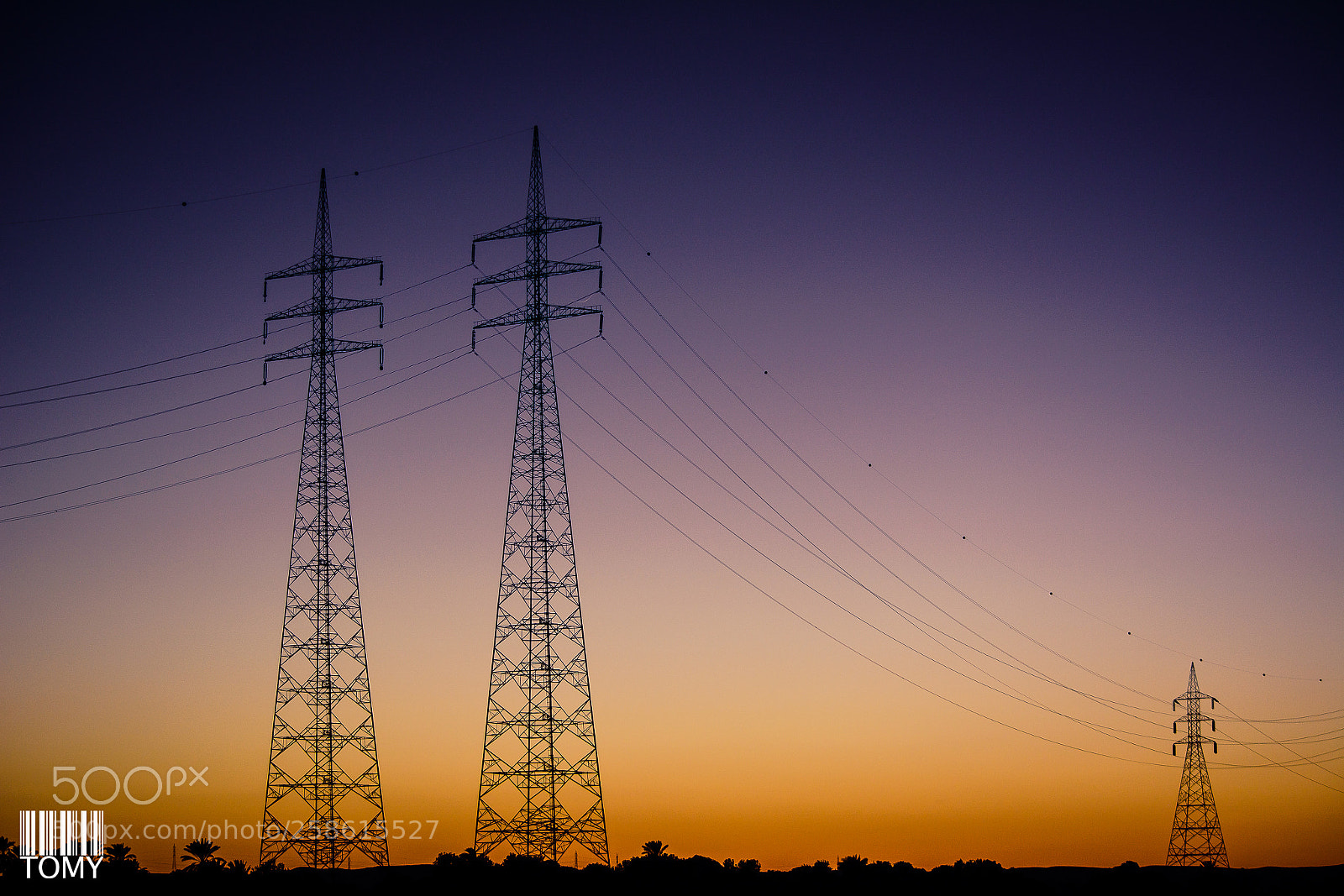 Nikon D5200 sample photo. Electric towers photography