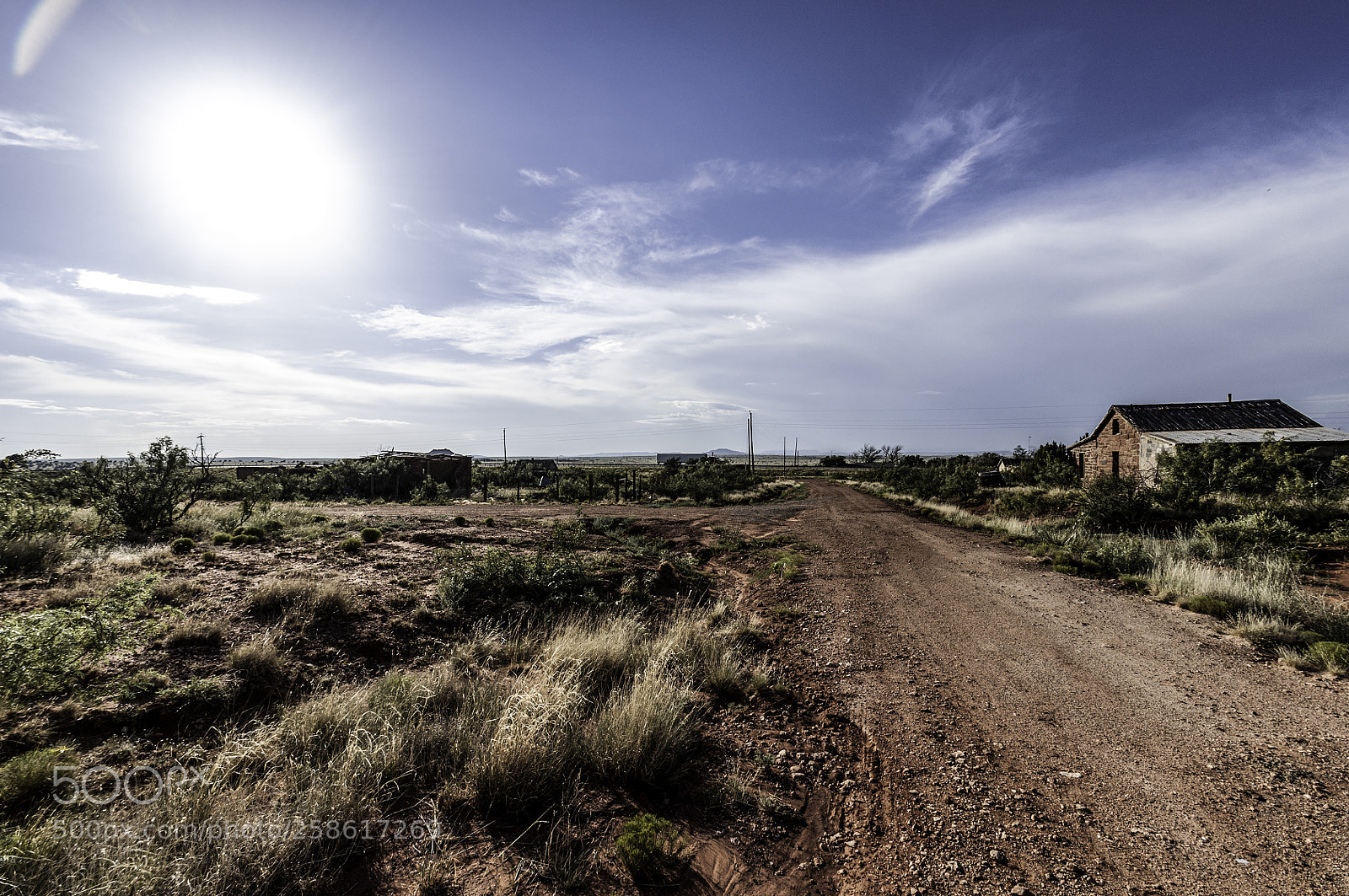Nikon D5000 sample photo. Lonely hot road photography