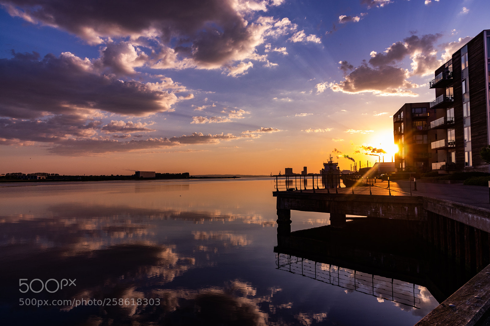 Canon EOS 80D sample photo. Sunrise over limfjorden, aalborg photography