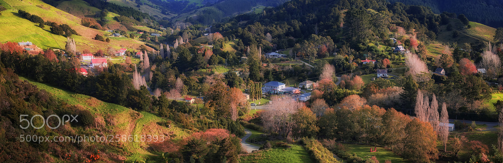Nikon D800 sample photo. Autumn in valley photography