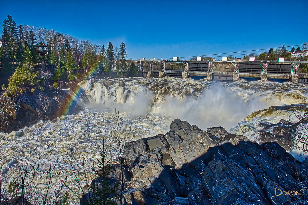Nikon D7200 sample photo. Grand falls rainbow photography
