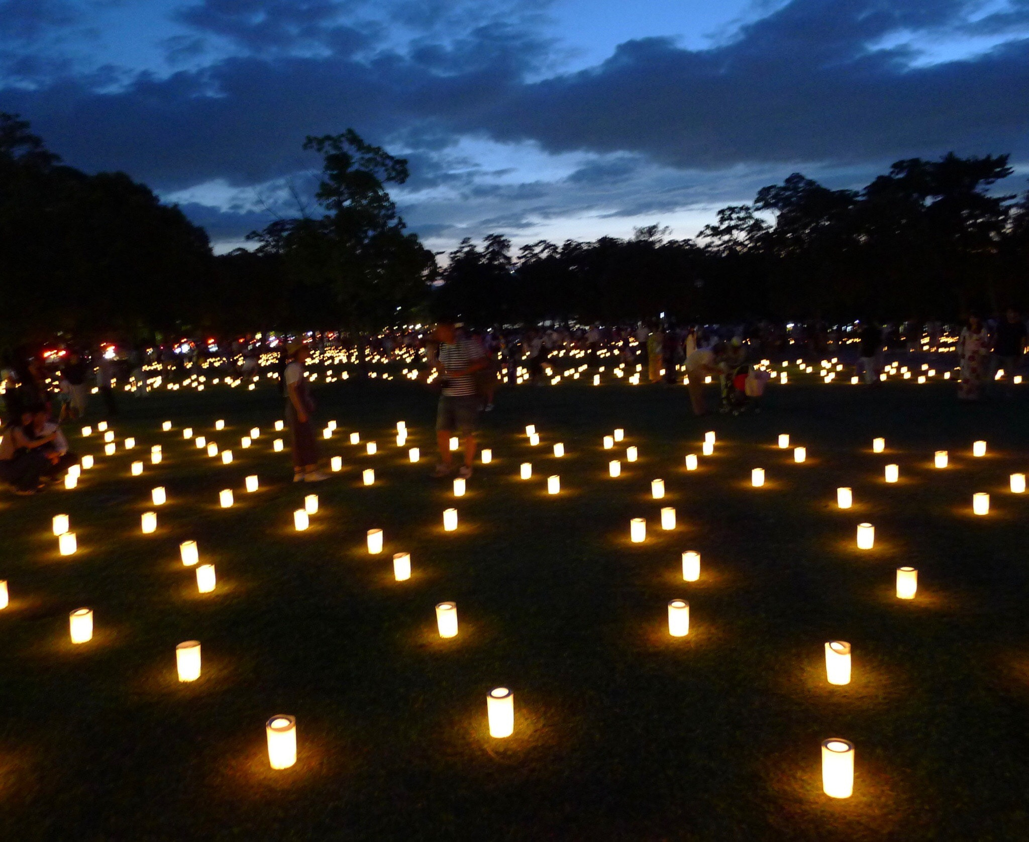 Panasonic Lumix DMC-LX5 sample photo. Lantern garden party photography