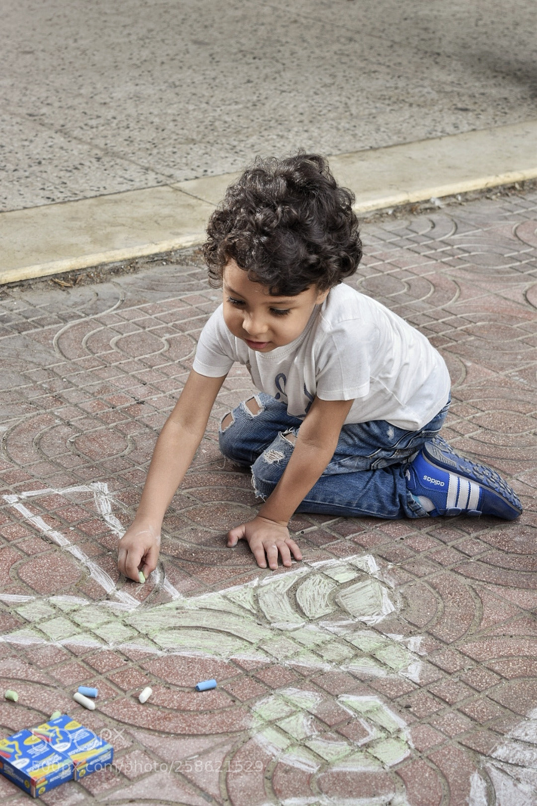 Nikon D5300 sample photo. Playing with chalks photography
