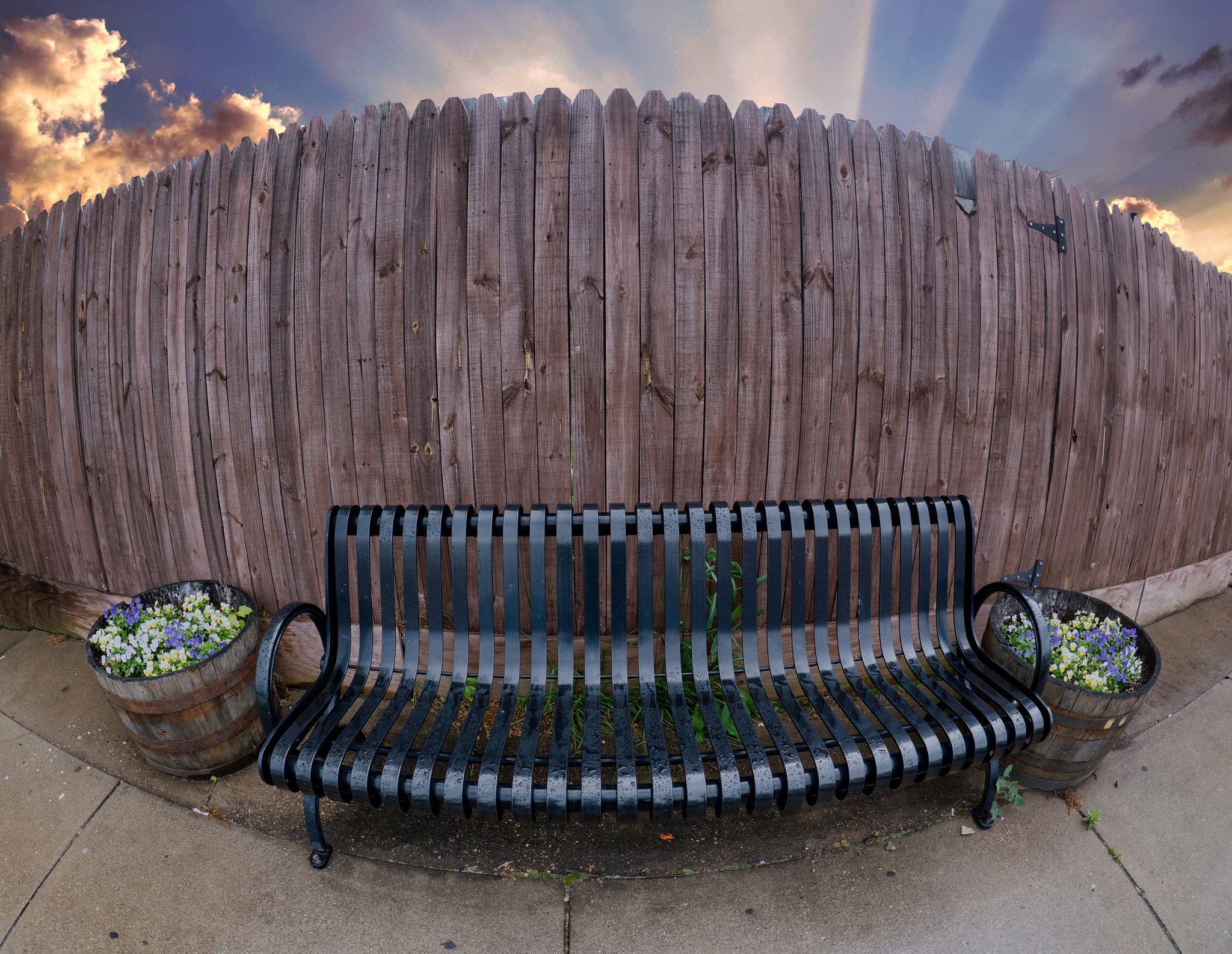 Panasonic Lumix DC-GX9 sample photo. Evening bench photography