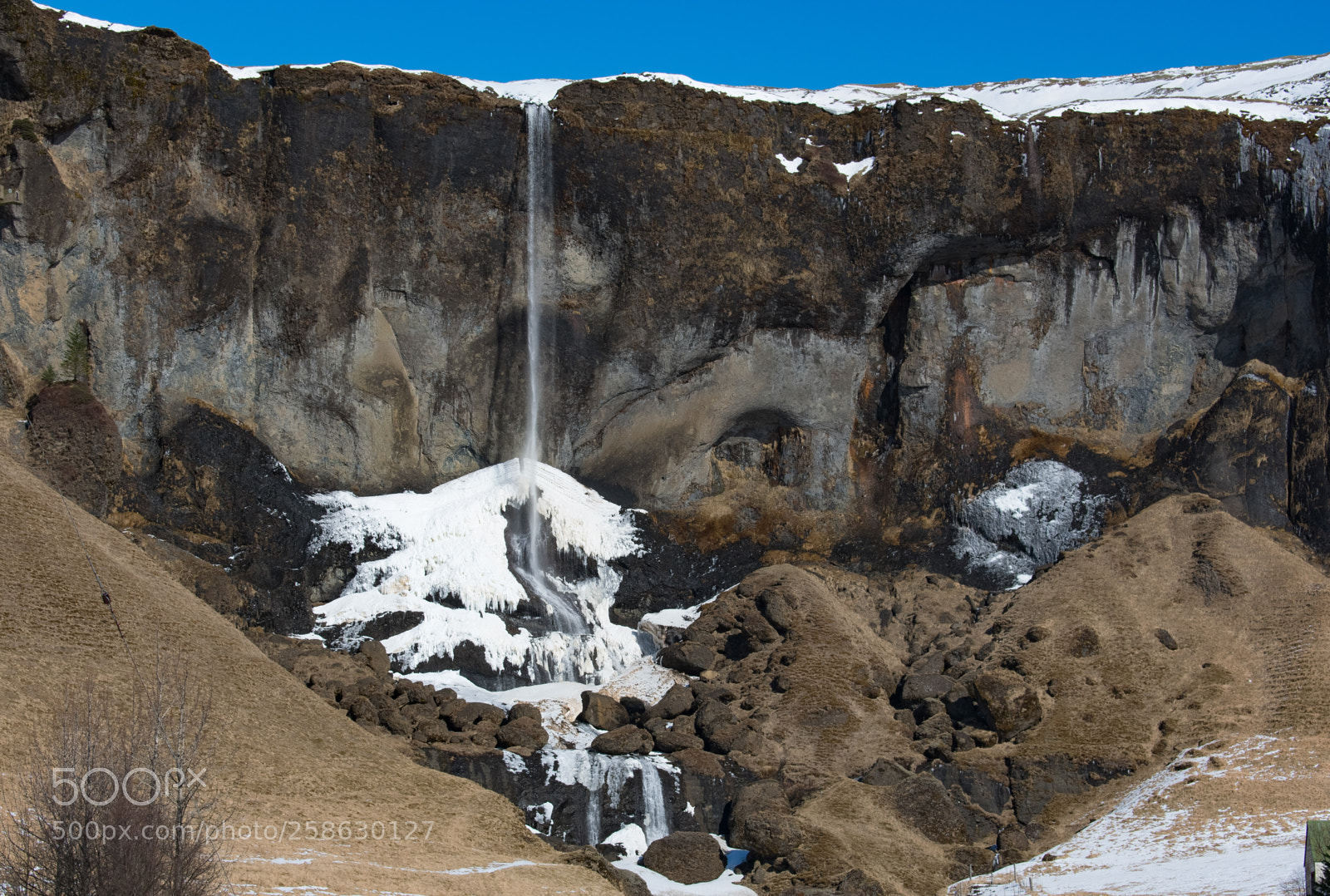Nikon D3400 sample photo. Kalfafell waterfall, south iceland photography