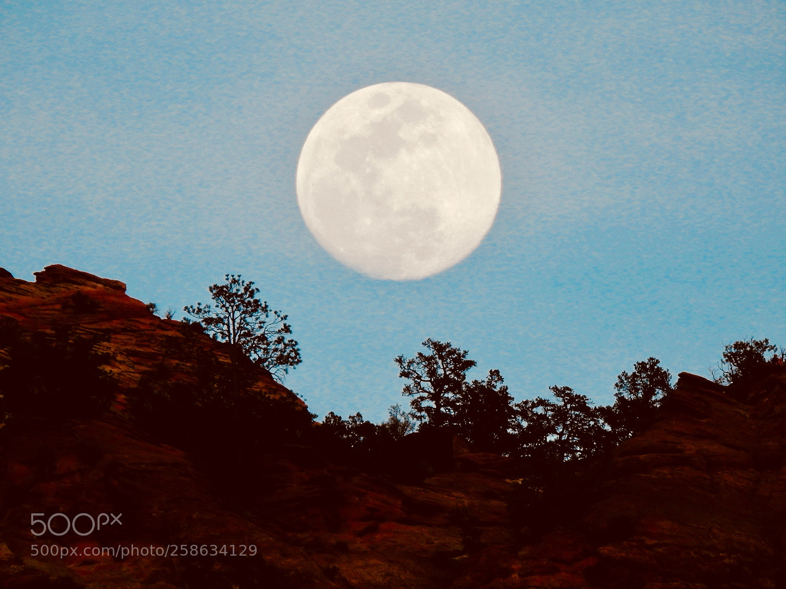 Nikon Coolpix P900 sample photo. Zion moon photography