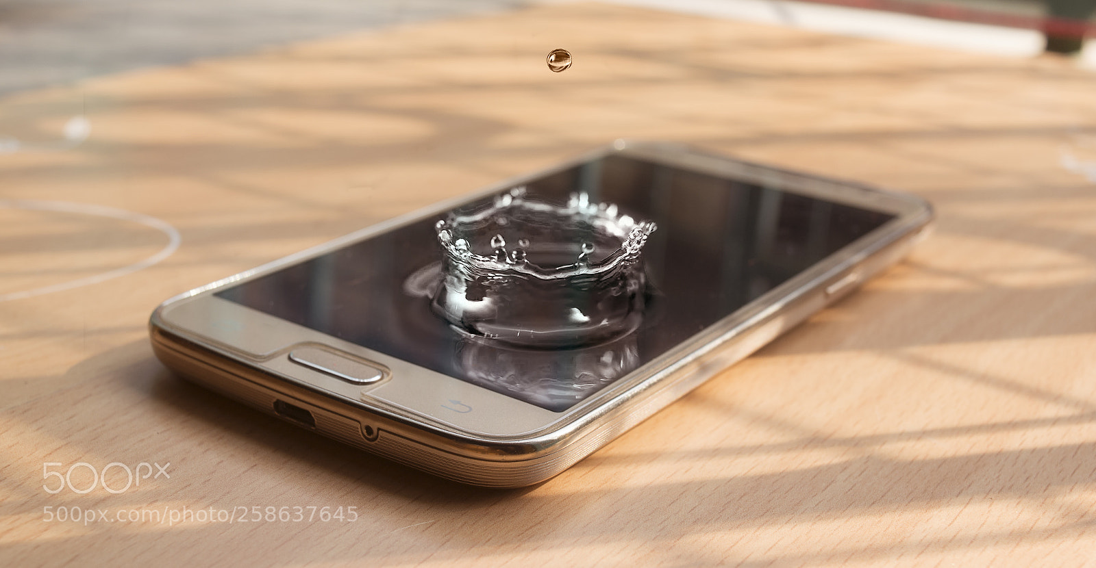 Nikon D5200 sample photo. Water drop photography