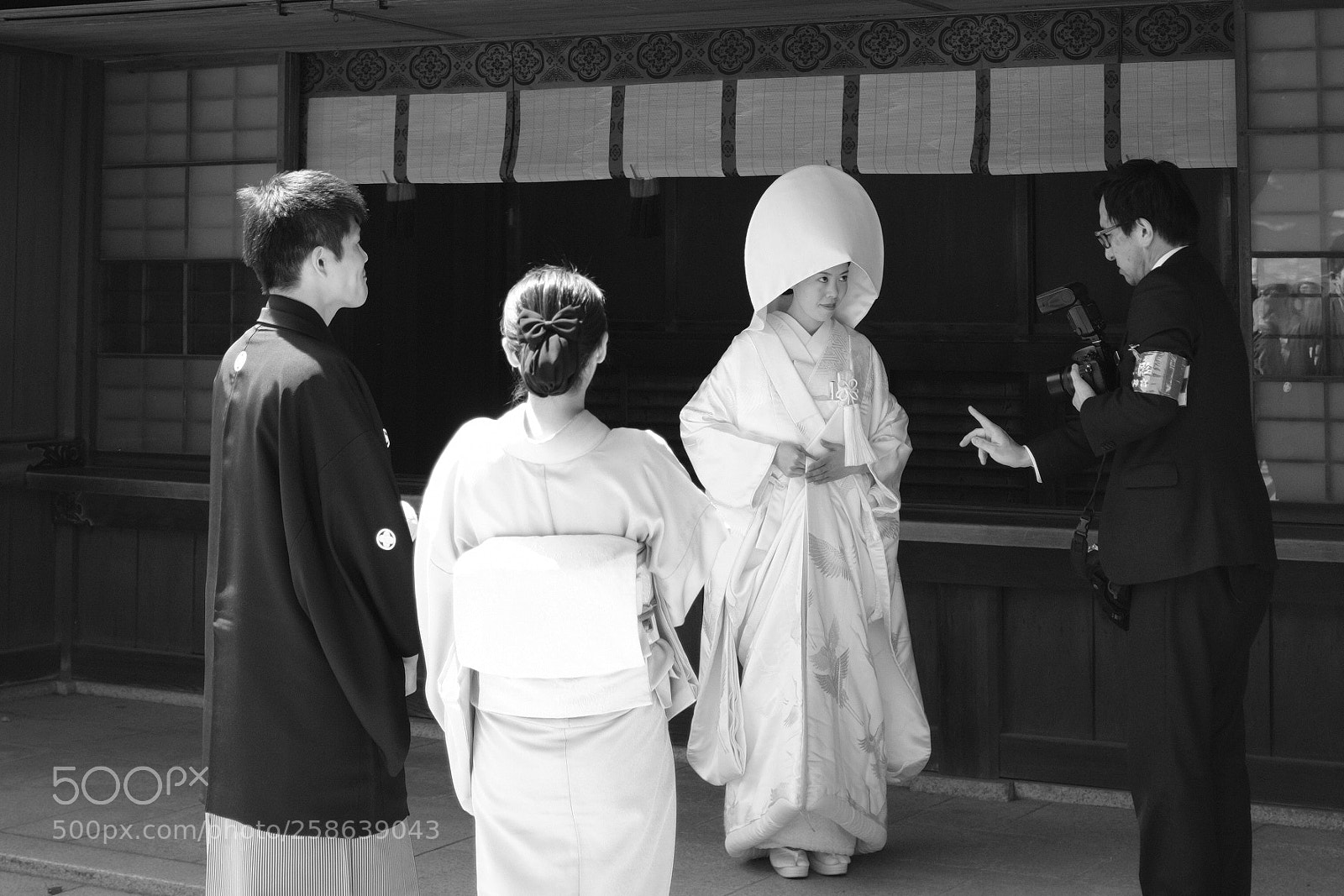 Fujifilm X100F sample photo. Japanese tradittional wedding photography
