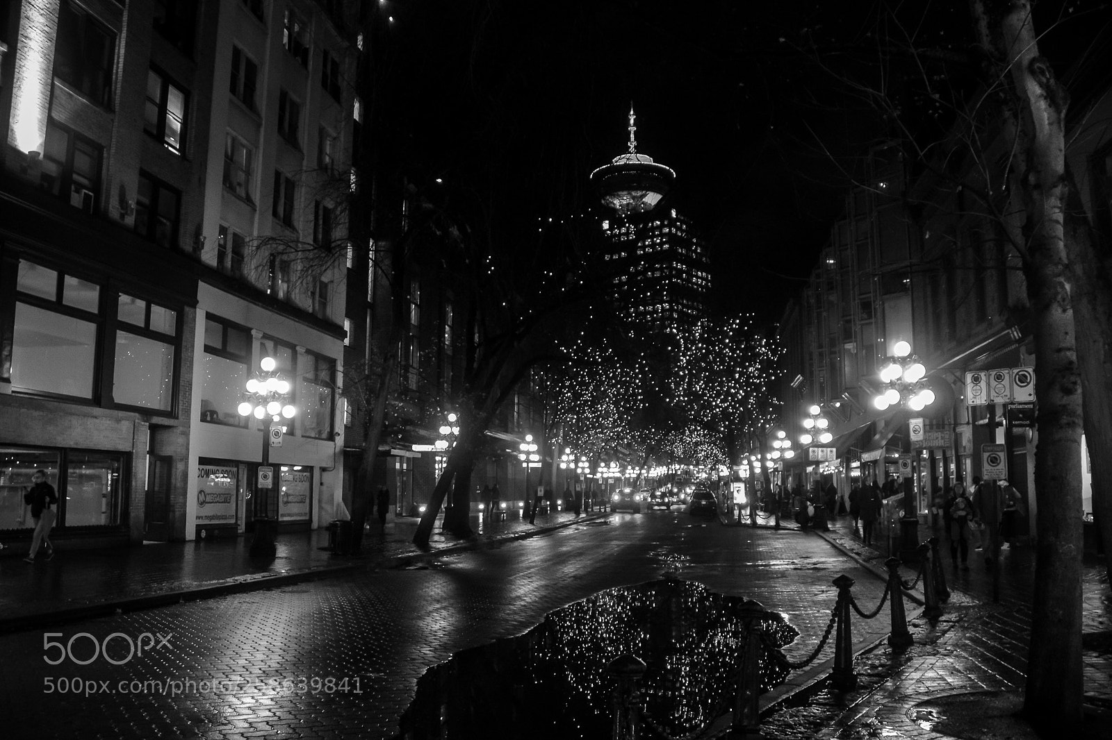 Nikon D800 sample photo. Gastown at night in photography