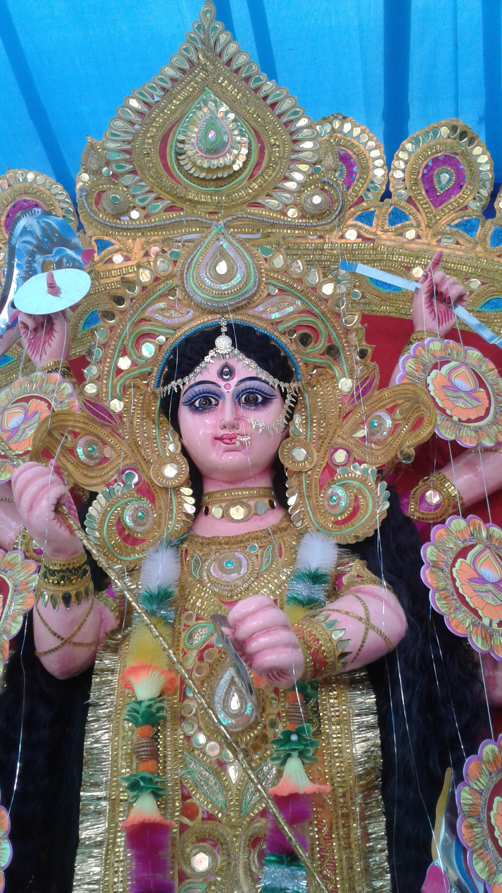Samsung Galaxy J1(2016) sample photo. Durga maa face photography