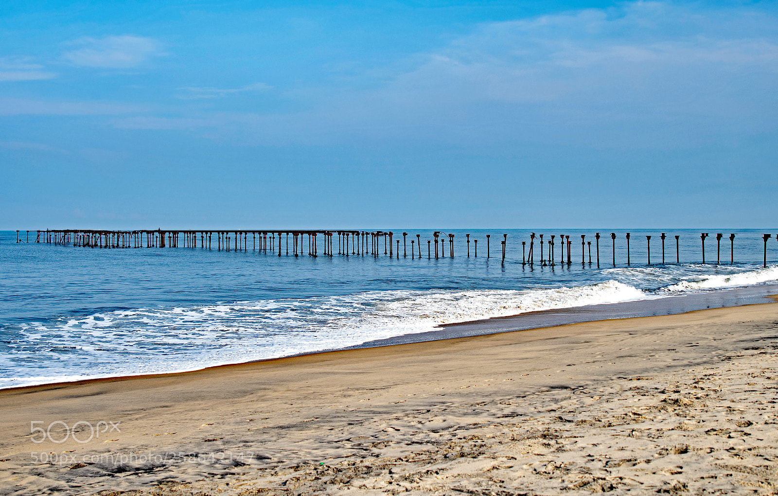 Nikon D500 sample photo. Alapuzha old sea bridge photography