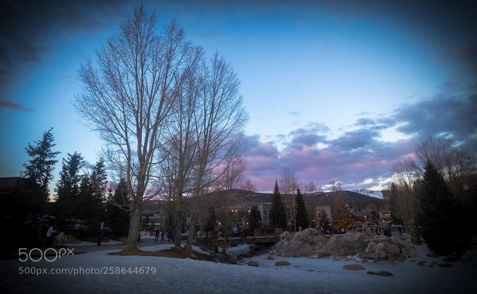 Canon EOS 750D (EOS Rebel T6i / EOS Kiss X8i) sample photo. Pink clouds in breckenridge photography