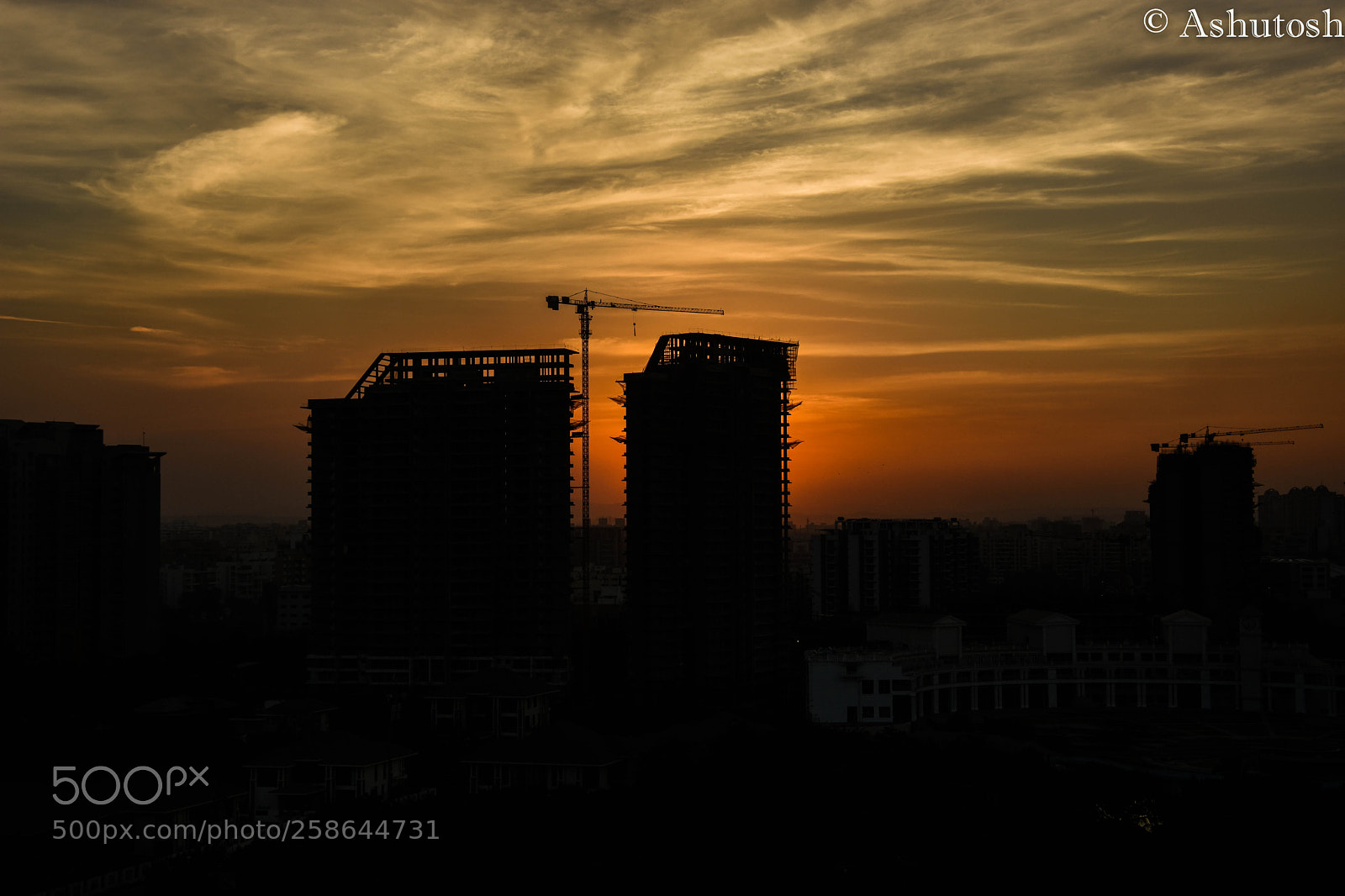 Nikon D7200 sample photo. Silhouette of high rise photography