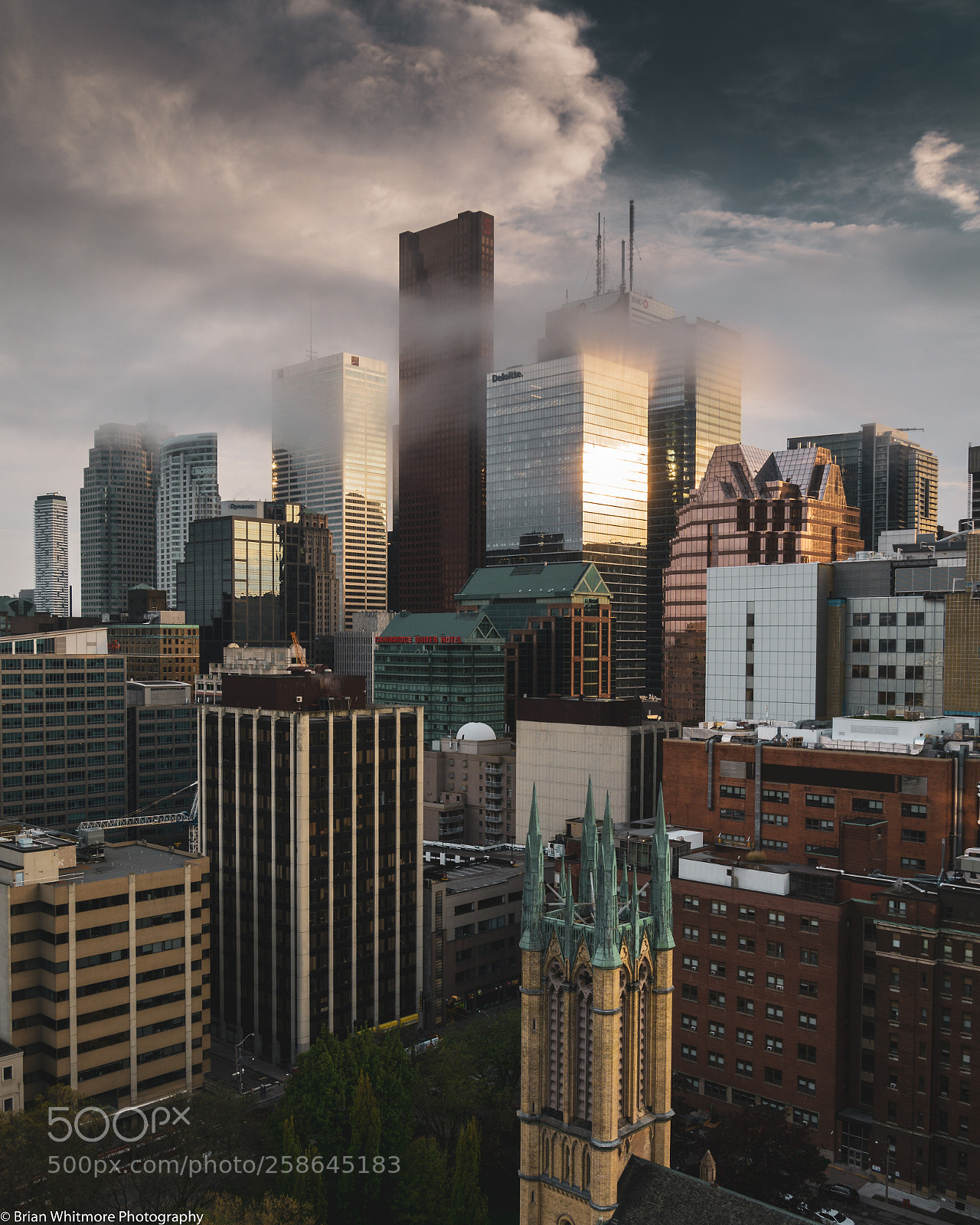 Sony a6000 sample photo. Downtown mist photography