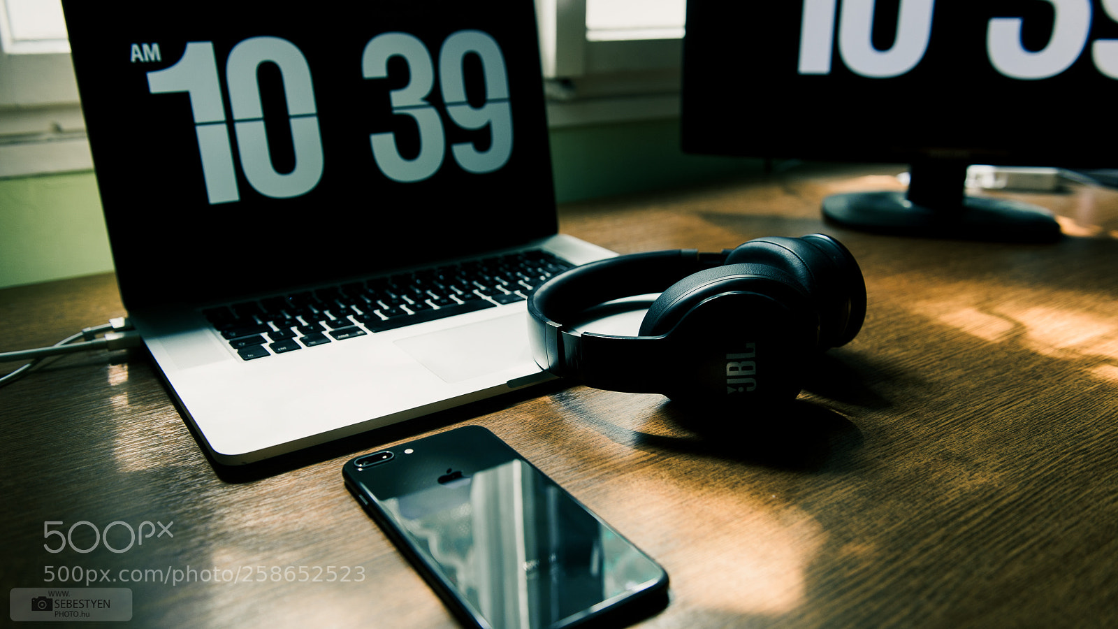 Nikon D700 sample photo. Computer headphones and smartphone photography