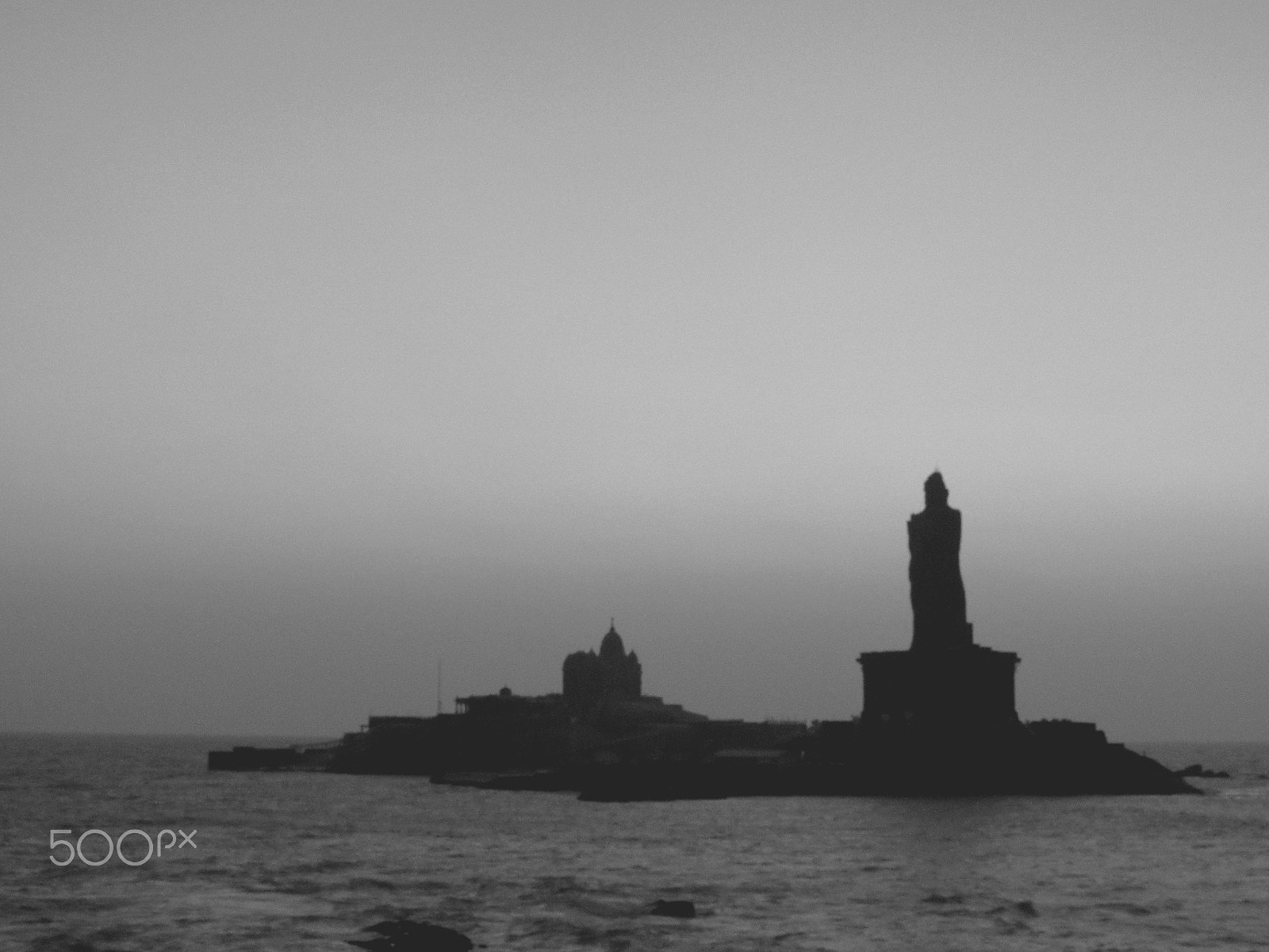 Canon PowerShot SX520 HS sample photo. Swami vivekanda rock photography