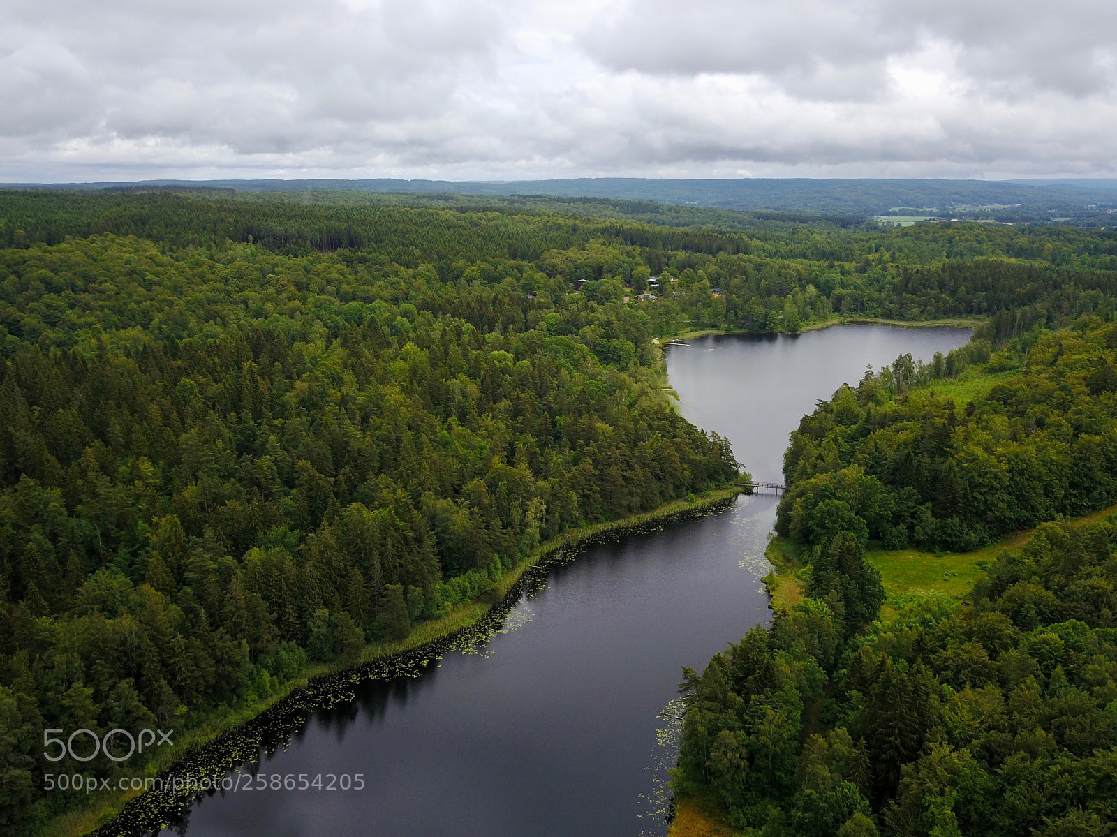 DJI FC220 sample photo. Aerial lake view and photography