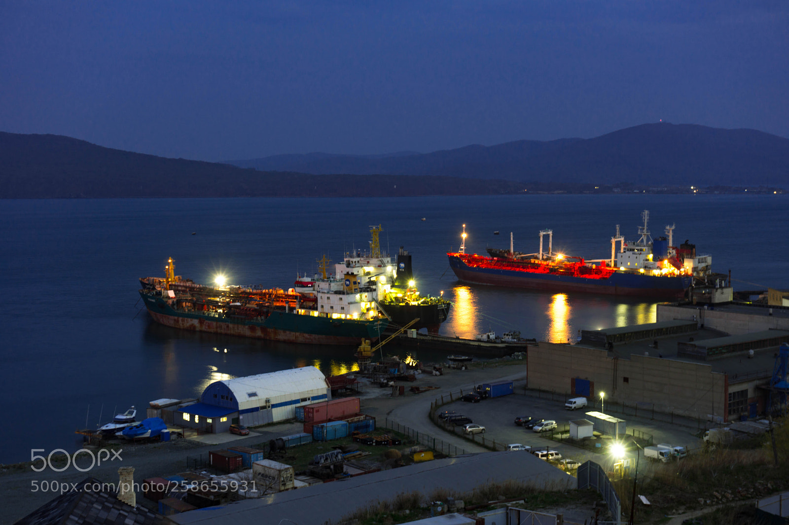 Sony a6000 sample photo. Ships in vladivostok harbor photography