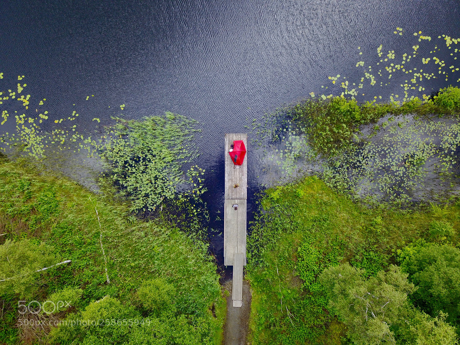DJI FC220 sample photo. Tent camping the side photography