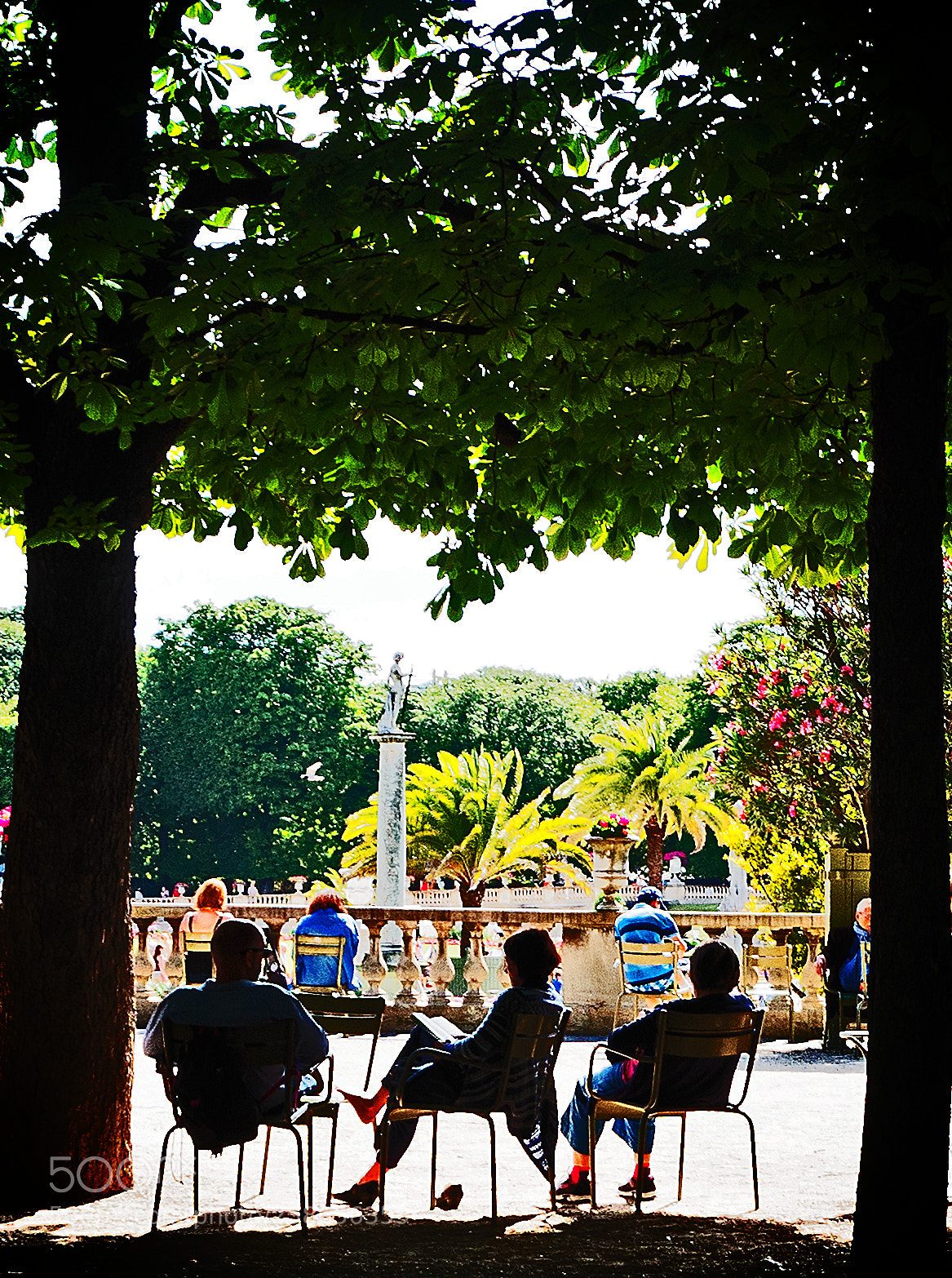 Olympus OM-D E-M10 sample photo. Paris shade photography