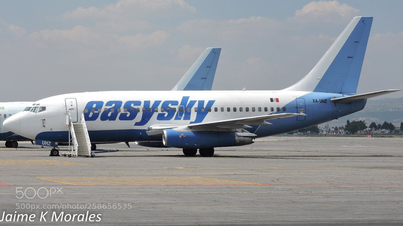 Nikon Coolpix P600 sample photo. Global air b737-200 xa-uhz photography