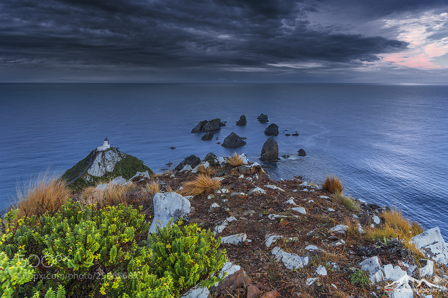 Pentax K-3 sample photo. Nugget point lighthouse photography