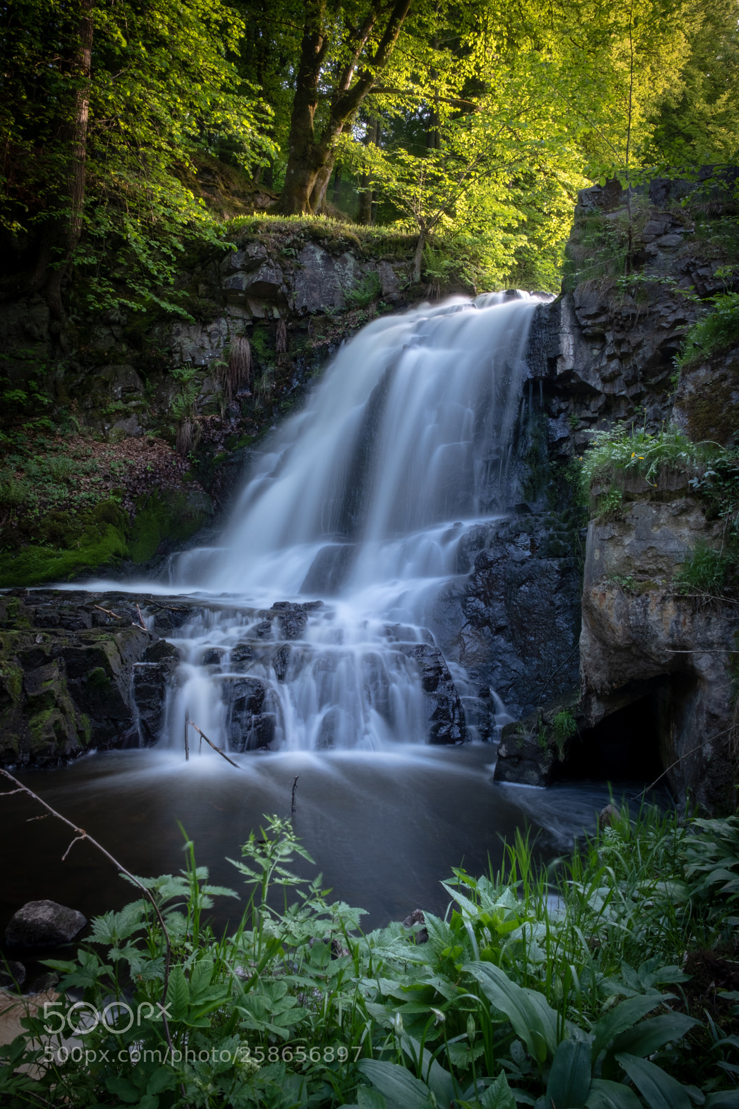 Fujifilm X-T20 sample photo. Rörum waterfall #2 photography