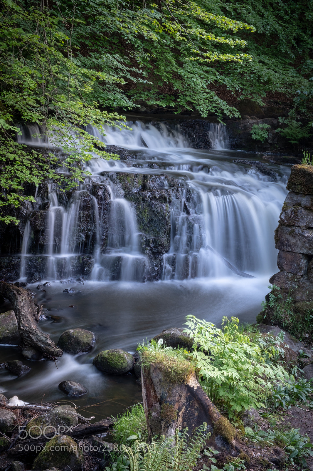 Fujifilm X-T20 sample photo. Rörum waterfall #1 photography