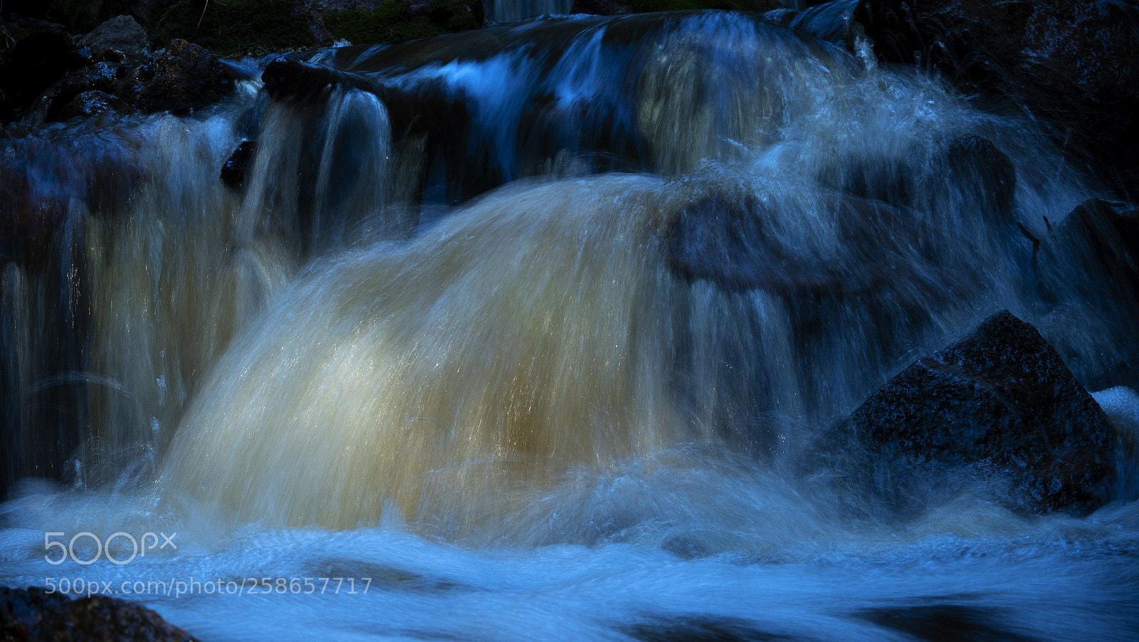 Olympus PEN-F sample photo. A small beautiful waterfall photography