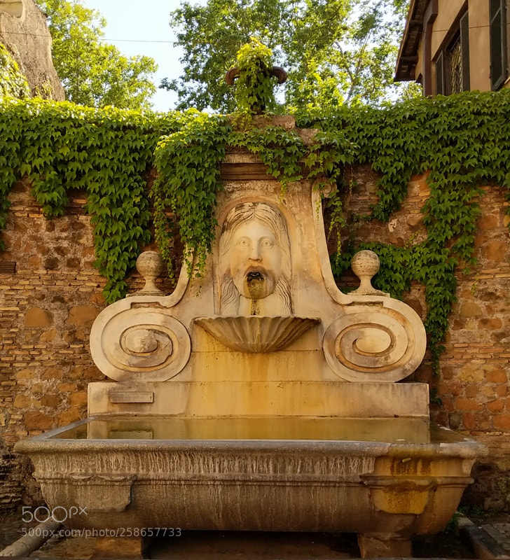 Google Pixel 2 XL sample photo. Spqr.viagiulia.fontanna photography