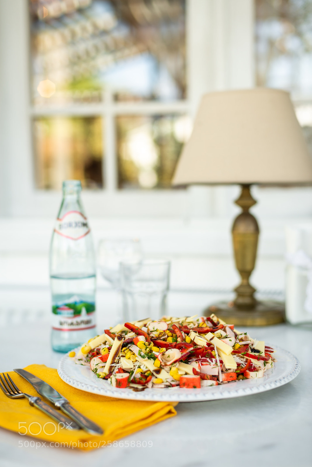 Nikon D610 sample photo. Salad for borjomigastroguide photography